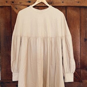 Town Clothes Silk Selma Dress size large color dusty rose